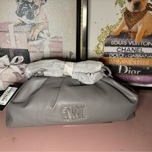 Badgley Mischka Gray Shoulder Bag